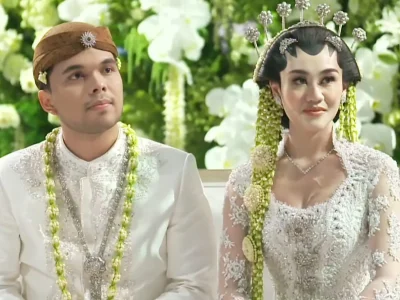 Thariq Halilintar dan Aaliyah resmi menikah. Foto: Dok. YouTube Thariq Halilintar