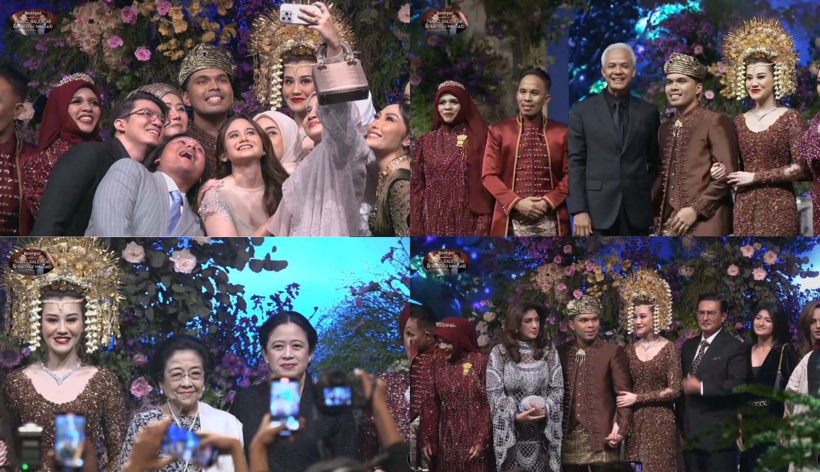 Tamu resepsi Thariq dan Aaliyah. Foto: Dok. YouTube Thariq Halilintar