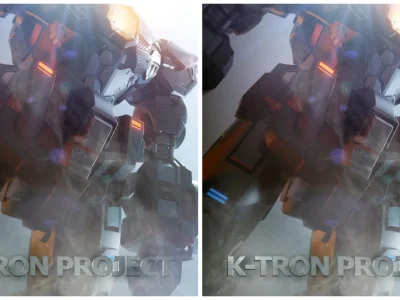 Konsep proyek produksi film animasi Korea bertema robot 'K-TRON'. Foto : LG Uplus