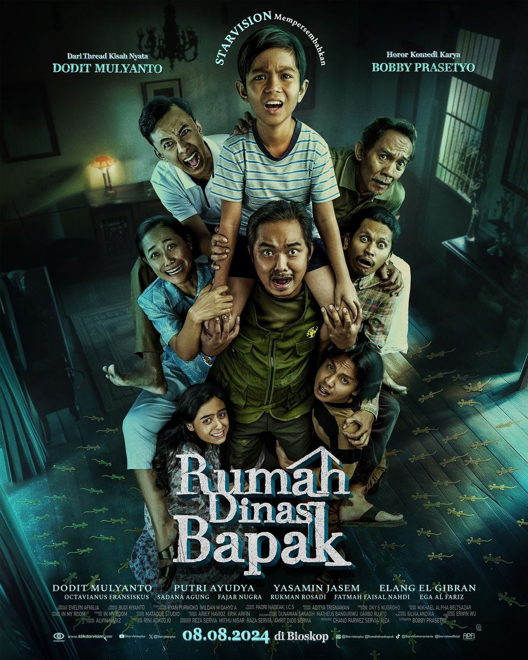 Poster film horor komedi Rumah Dinas Bapak. (Foto: Instagram/Rumah Dinas Bapak)