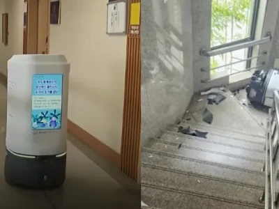 BUNUH DIRI: Robot kebanyakan kerja, ditemukan tewas di tangga (Foto: instagram/JTBC News / YouTube, Gumi City Council)