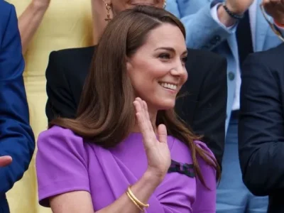 Kate Middleton terharu disambut tepuk tangan yang meriah. (Foto: instagram/princeandprincessofwales)