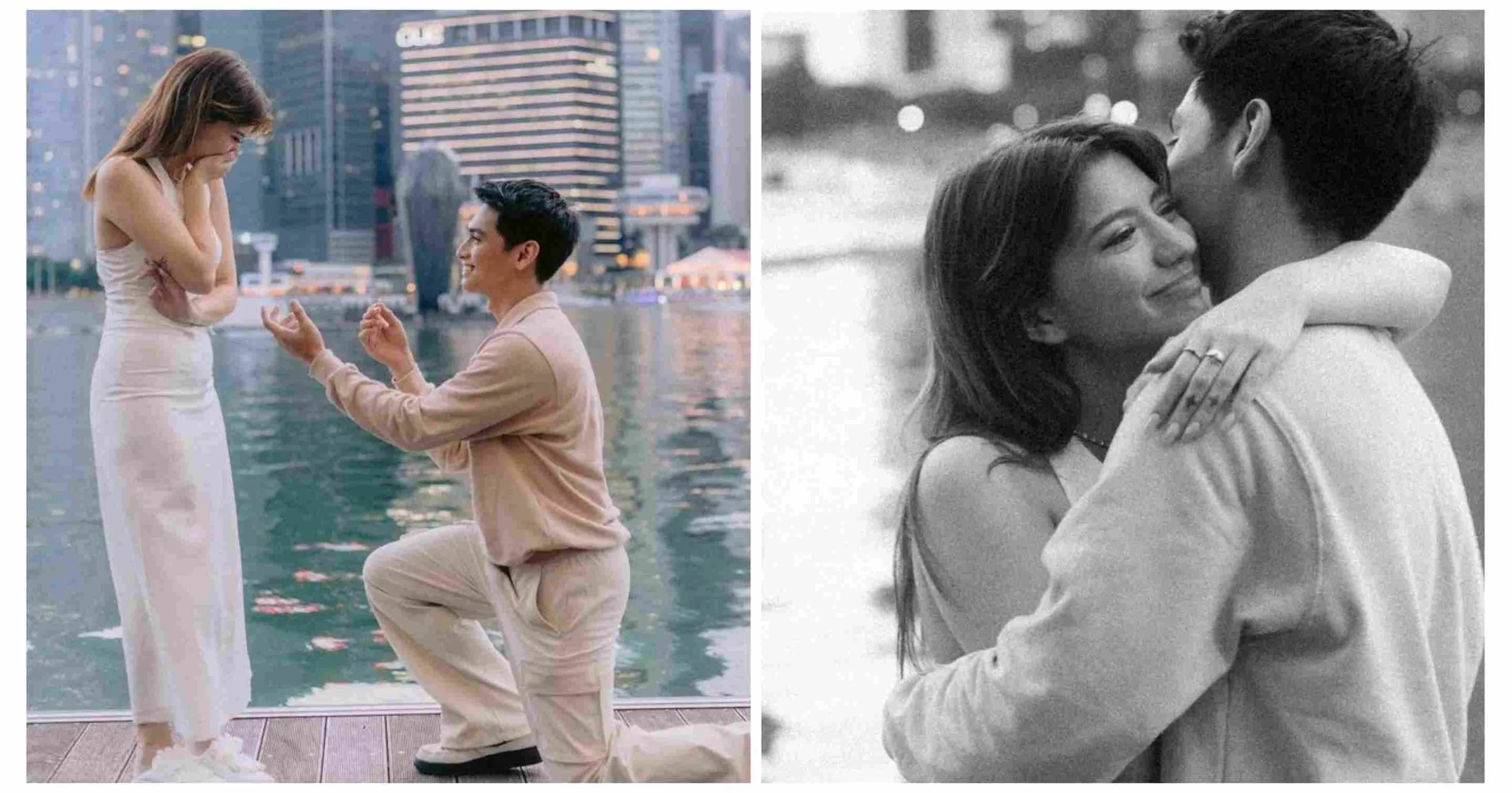 Potret Romantis Cassandra Lee Dilamar Kekasih di Singapura