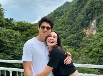 Potret Maxime Bouttier dan Luna Maya. Foto : Instagram/bouttier_maxime