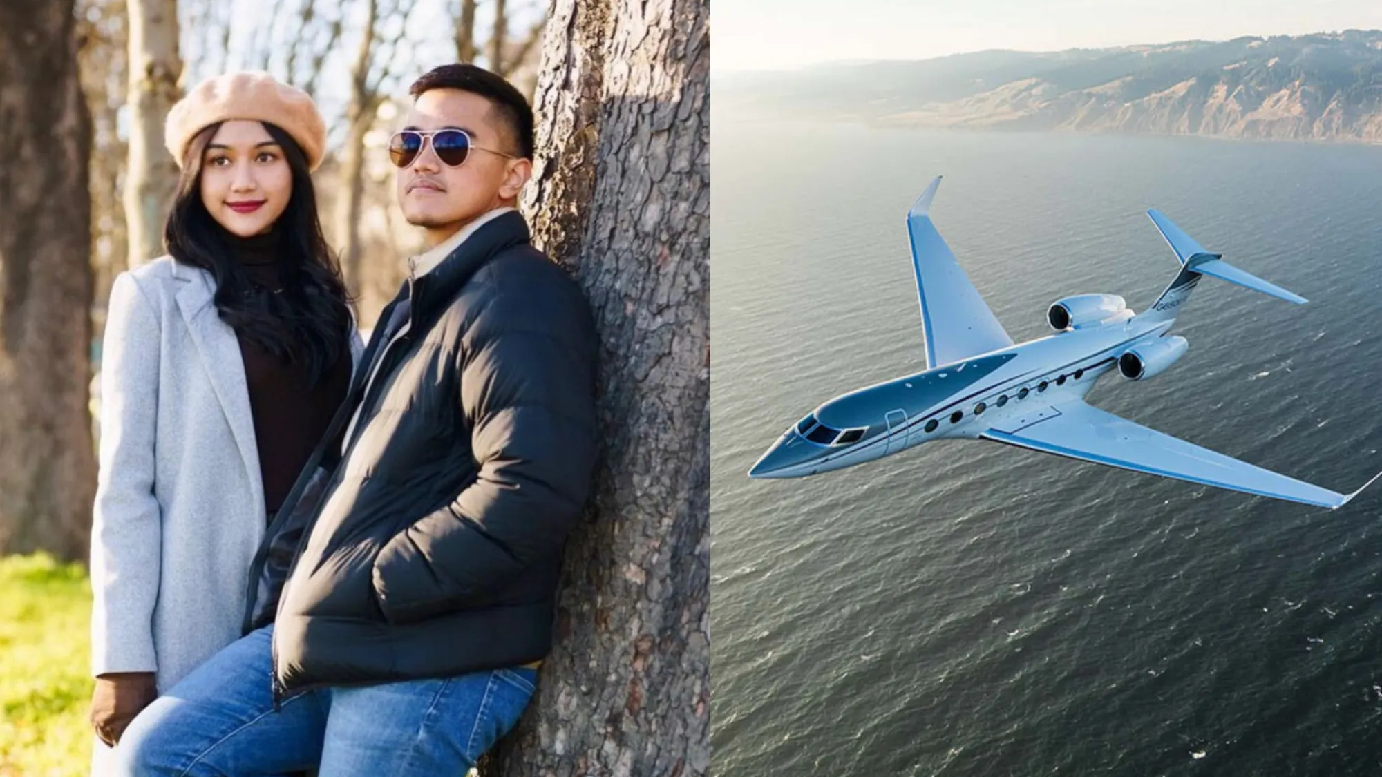 Fakta Mengejutkan Kaesang-Erina Naik Private Jet Gulfstream G650