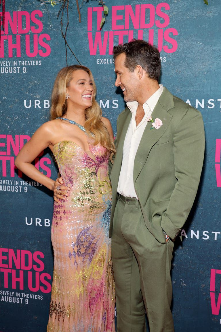 Blake Lively dan Ryan Reynolds selama acara premiere film It End with Us yang diadakan di AMC Lincoln Square, New York City, Selasa (6/8). (Foto: Getty Images)