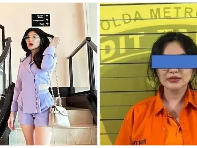Angela Lee ditangkap karena diduga menggelapkan tas mewah. Foto : Instagram/angelalee87