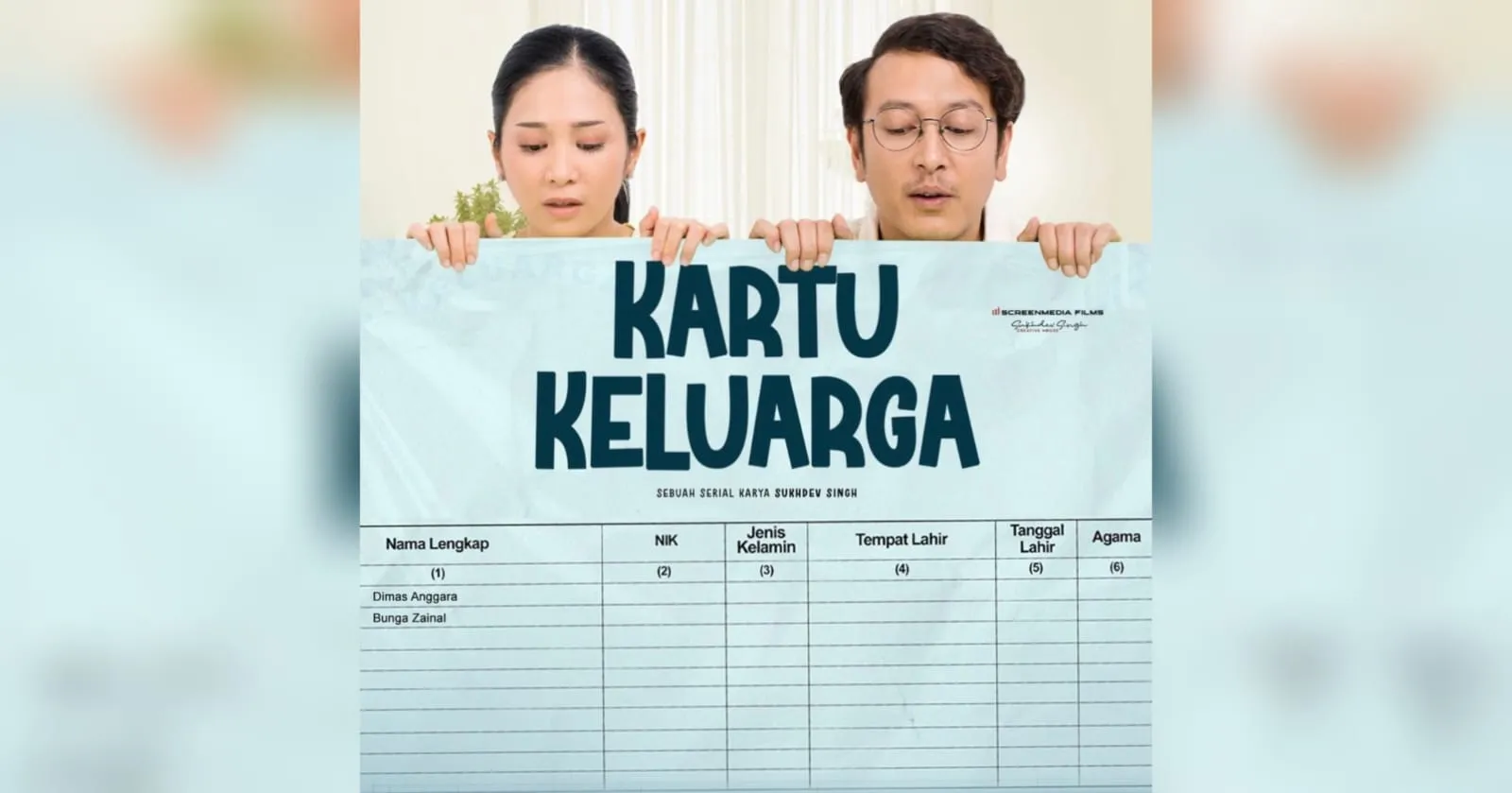 Bunga Zainal Beradu Peran Dengan Dimas Anggara, Begini Sinopsis Serial Kartu Keluarga