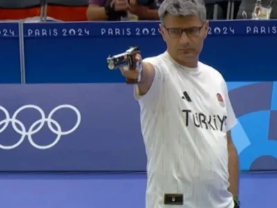 Yusuf Ketika Bertanding dalam Olimpiade Paris 2024 (Foto : Getty Images)