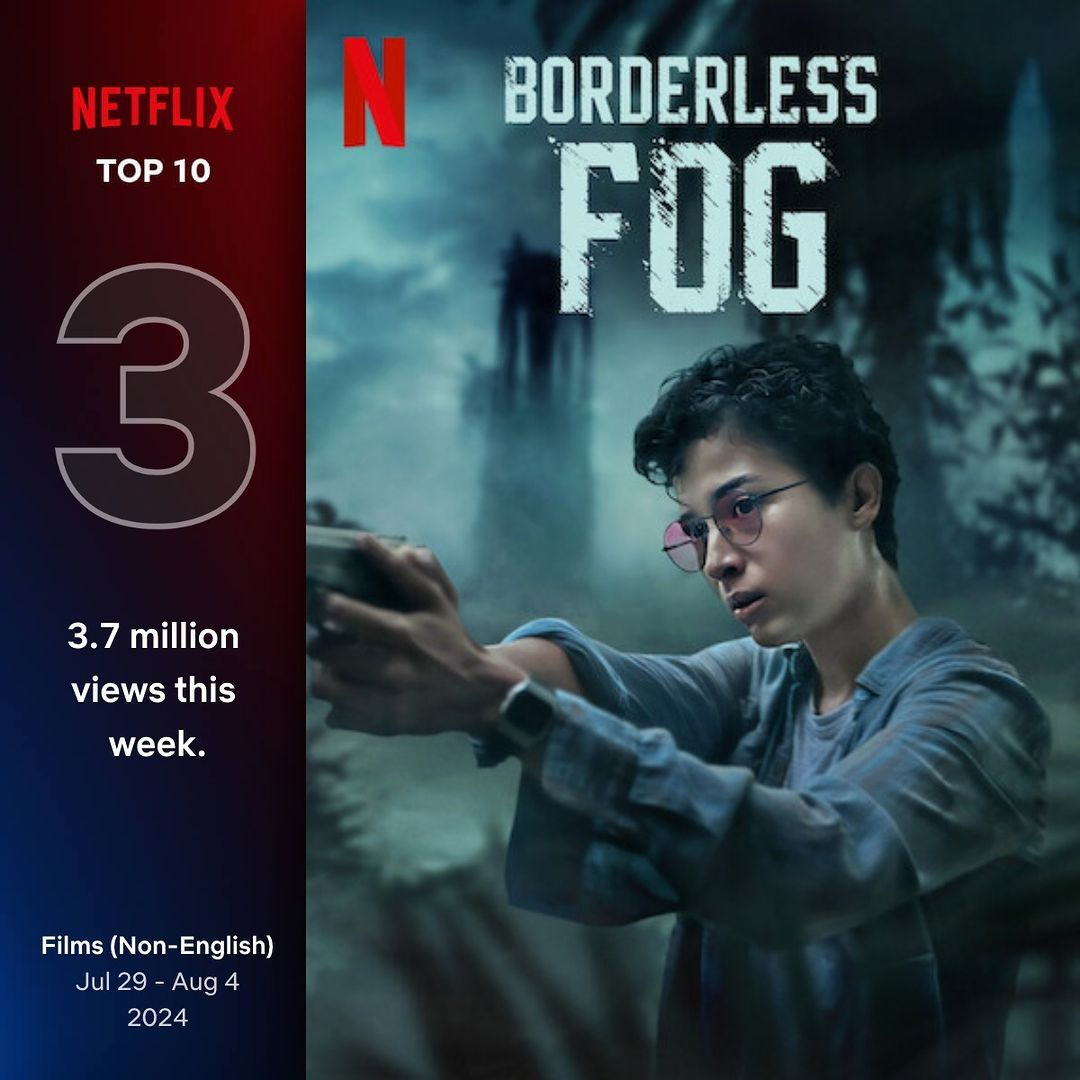 Film Kabut Berduri berhasil menembus posisi trending tiga besar film (Non-English) Netflix global pada pekan pertama penayangannya. (Foto: Instagram/Netflix Indonesia)