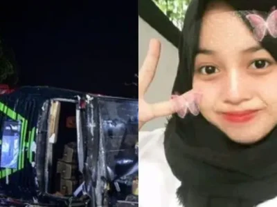 Siswi yang menjadi korban luka berat dalam kecelakaan bus SMK Lingga Kencana, Suci Rahmawati meninggal dunia pada Rabu (7/8). (Foto: Antara/Raisan Al Farisi/ Dok. Anisa Utami Ningsih)