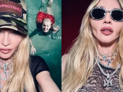 Madonna membagikan foto-foto musim panasnya lewat unggahan Instagram, Jumat (2/8). (Foto: Instagram/Madonna)