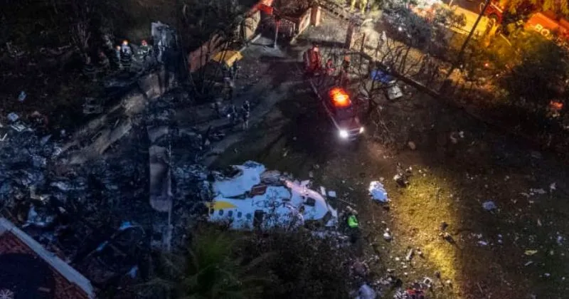 Pesawat Jatuh di Brazil, Tidak Ada Korban Selamat