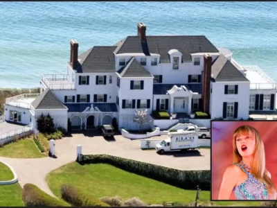 Rumah mewah Taylor Swift di Rhode Island. (Foto: Sasha/CelebrityHomePhotos.com)