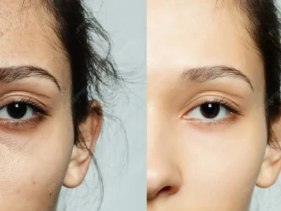 Ilustrasi makeup untuk menyembunyikan mata panda. Foto: Dok. Freepik