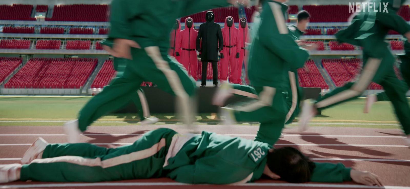 Netflix akhirnya mengumumkan tanggal tayang serial populer Korea Selatan, Squid Game. Pengumuman itu disampaikan melalui sebuah teaser terbaru. (Foto: Youtube/Netflix)