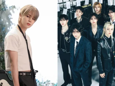 Jimin BTS dan Stray Kids puncaki chart Billboard 200. Foto: Dok. Kolase Weverse, X @Stray_Kids