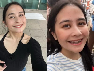 Prilly Latuconsina rela pakai behel demi perankan karakter Tari di film baru. Foto: Dok. Instagram @prillylatuconsina96