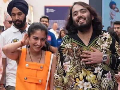 Anant Ambani dan Radhika Merchant bahagia honeymoon di Paris. Foto: Dok. Hello Magazine/Olympia De Maismont