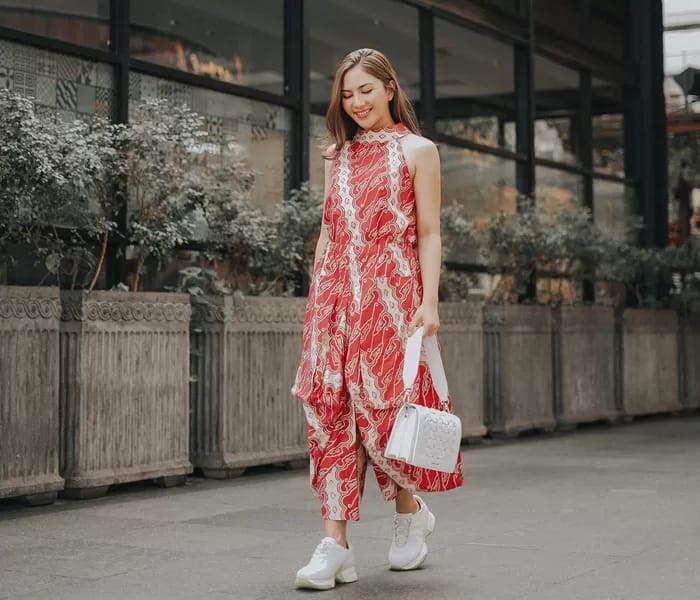 Inspirasi gaun merah putih seperti Jessica Mila. Foto: Dok. Instagram @jscmila