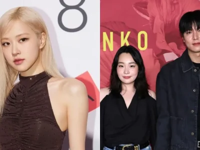 Rose BLACKPINK jadi pengisi soundtrack drama Lee Min Ho dan Kim Min Ha. Foto: Dok. Kolase Instagram @roses_are_rosie, Theo Wargo/Getty Image