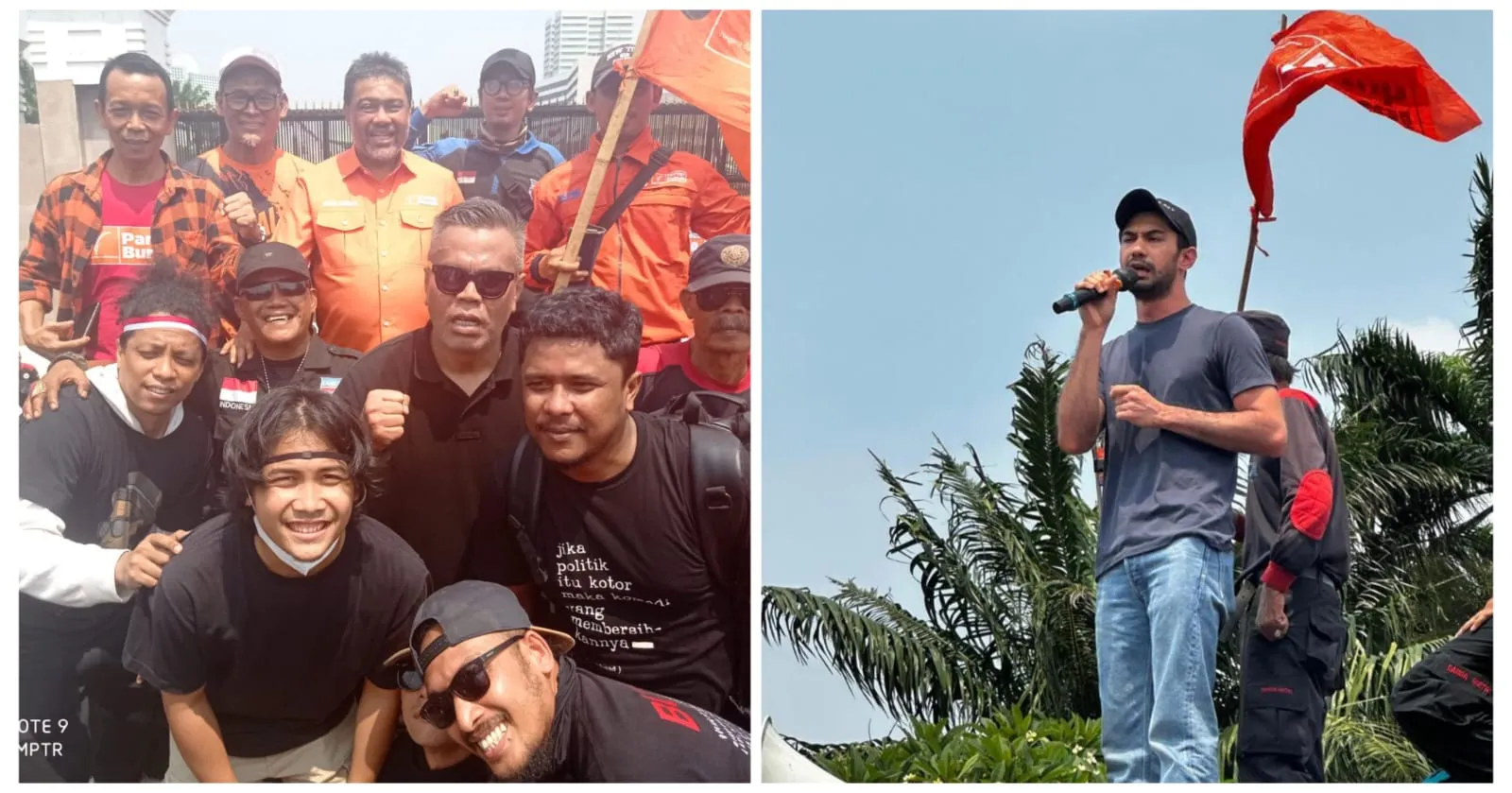 Sejumlah Artis Ikut Demo Tolak Revisi UU Pilkada di DPR