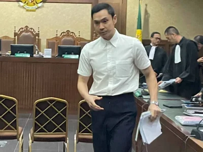 Sidang lanjutan Harvey Moeis memunculkan nama petinggi Polri. Yaitu Brigjen Mukti Juharsa. (Foto: Dok. Nyata/Stephine)