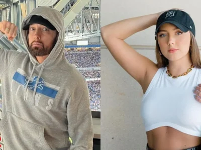 Eminem dan Hailie Jade. Foto: Dok. Kolase Instagram @eminem, @hailiejade