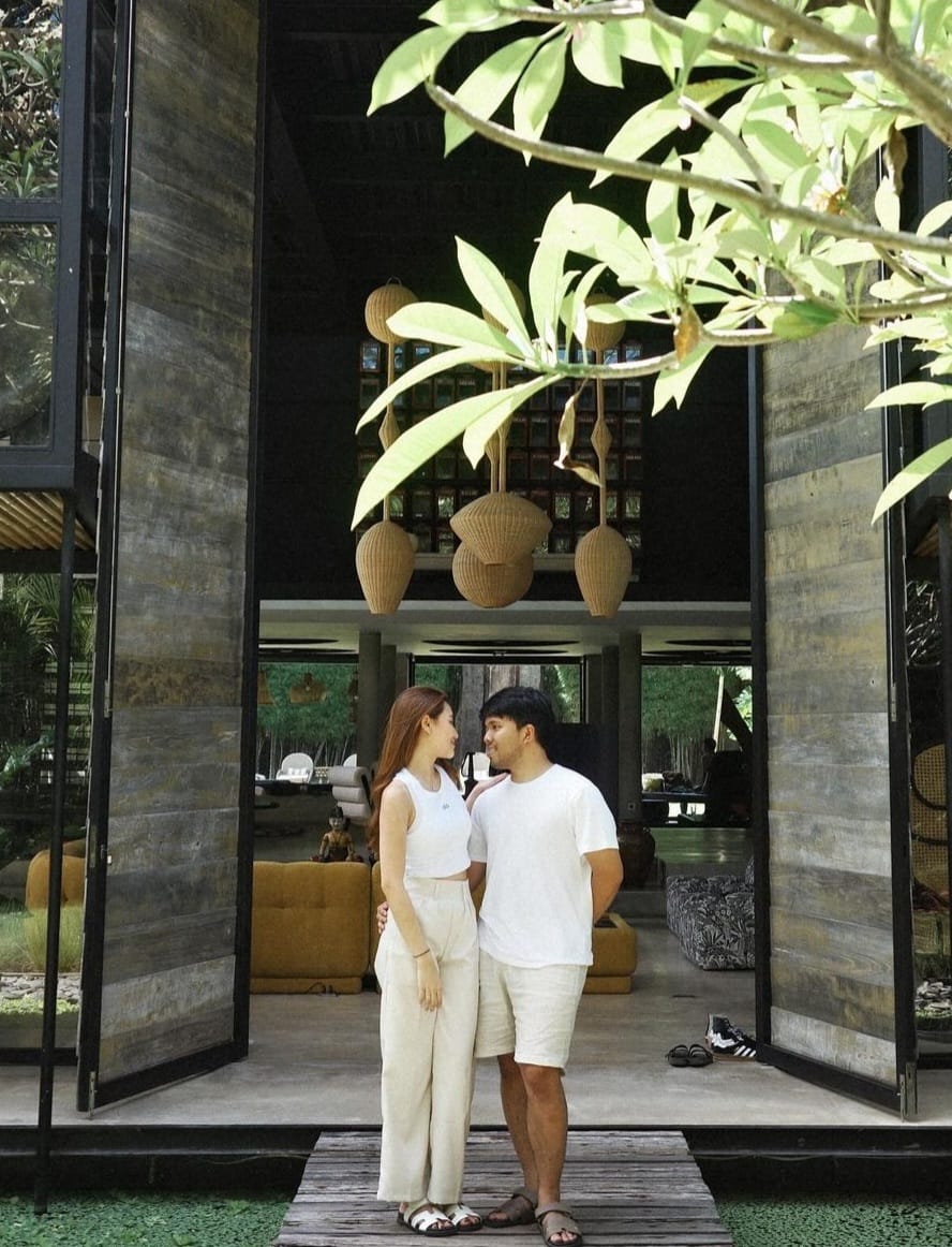 Thariq dan Aaliyah saat honeymoon di Bali. Foto: Dok. Instagram @thariqhalilintar