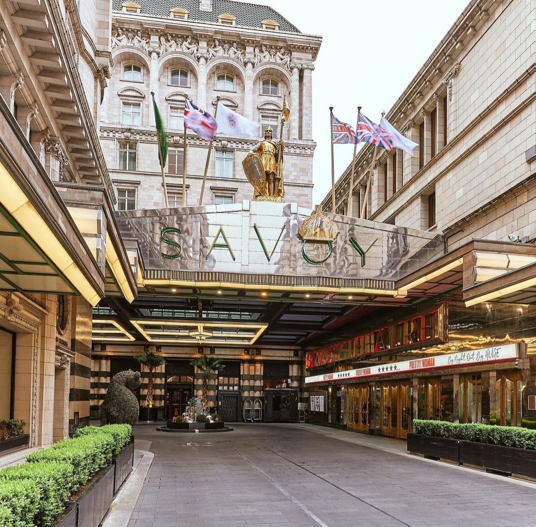 The Savoy Hotel. Foto: Dok. Instagram @tyhesavoylondon