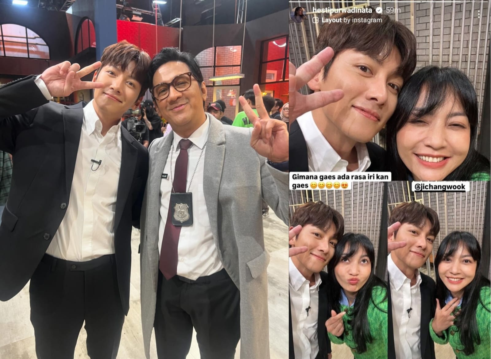 Ji Chang Wook jadi bintang tamu di acara Lapor Pak. Foto: Dok. X @kdrama_menfess