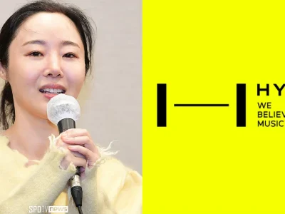 HYBE tunjuk orang baru gantikan Min Hee Jin sebagai CEO ADOR. Foto: Dok. Kolase Spotv News, HYBE