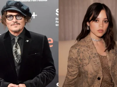 Jenna Ortega dan Johnny Depp pernah dirumorkan pacaran. Foto: Dok. X @Dior