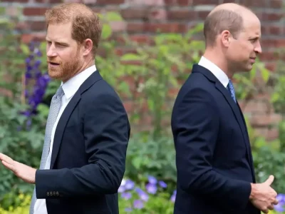 Pangeran William dan Harry saling menghindari satu sama lain. Foto: Dok. Dominic Lipinski/Getty Image via People