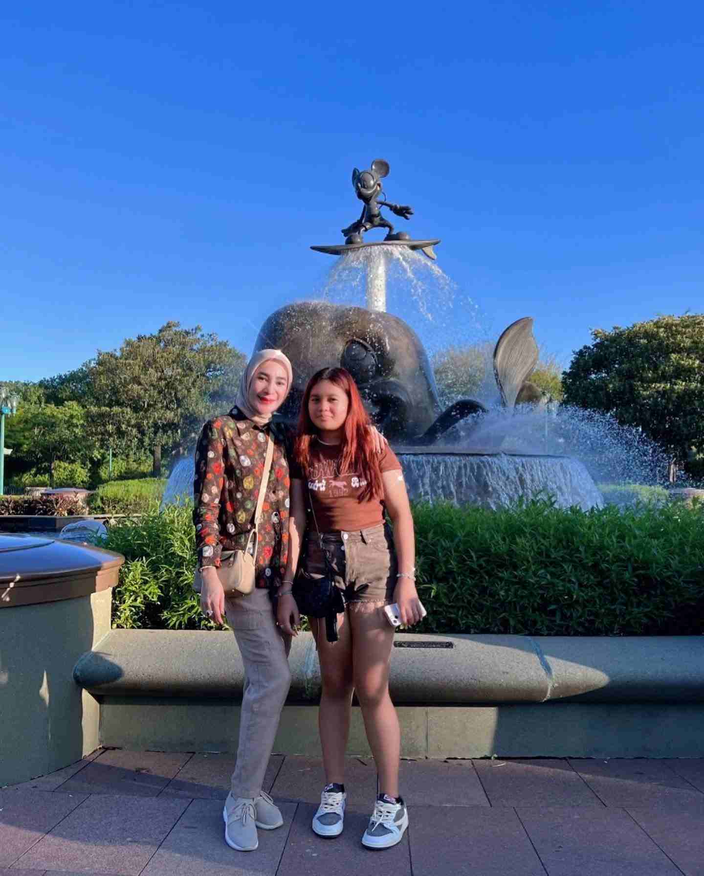 Erin Taulany saat liburan di Jepang. Foto : Instagram/erintaulany