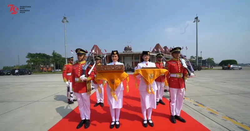 Kirab Bendera Merah Putih dan Teks Proklamasi Menuju IKN