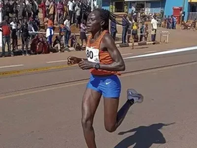 Rebecca Cheptegei, pelari maraton asal Uganda, meninggal dunia karena dibakar pacar sendiri. Foto : Dok/AP