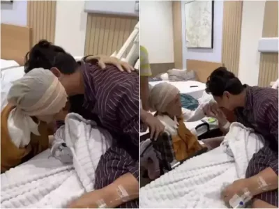 Sonny Septian saat menjenguk ibunda-nya. (Foto: Instagram)
