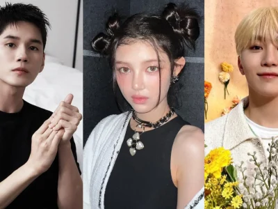 Ong Seong Woo, Danielle, Seungkwan. Foto: Dok. Kolase Instagram @osw_onge, @newjeans_official, @pledis_boos