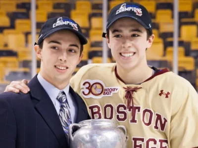 Johnny (kanan) dan Matthew Gaudreau (kiri) tewas tertabrak mobil. Foto: Dok. Getty Image via Pagesix