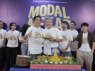 Lewat film 'Modal Nekad', Gading, Gisel dan Gempi akan disatukan. (Foto: Dok. StarVision)