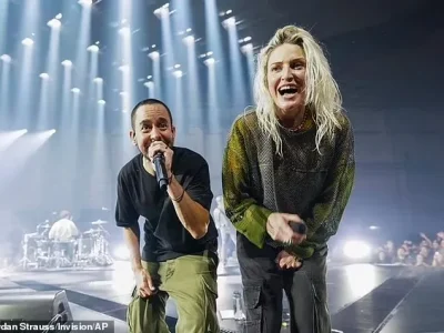 Emily Armstrong (kanan), vokalis baru Linkin Park. (Foto: Dok. AP)