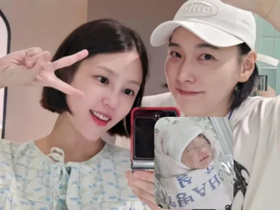 Sungmin SuJu dan Kim Sa-eun berbahagia menyambut kelahiran anak pertama setelah 10 tahun menikah. (Foto: Instagram/_liustudio_)
