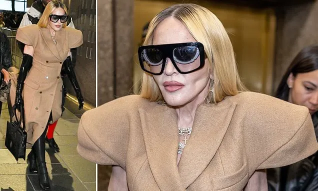 Datang Terlambat, Madonna Nyaris Jatuh di New York Fashion Week 2024