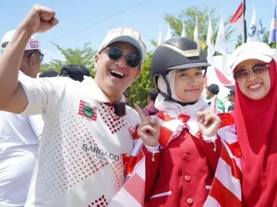 Anak Irfan Hakim raih medali emas di PON 2024. (Foto: Instagram/irfanhakim57)