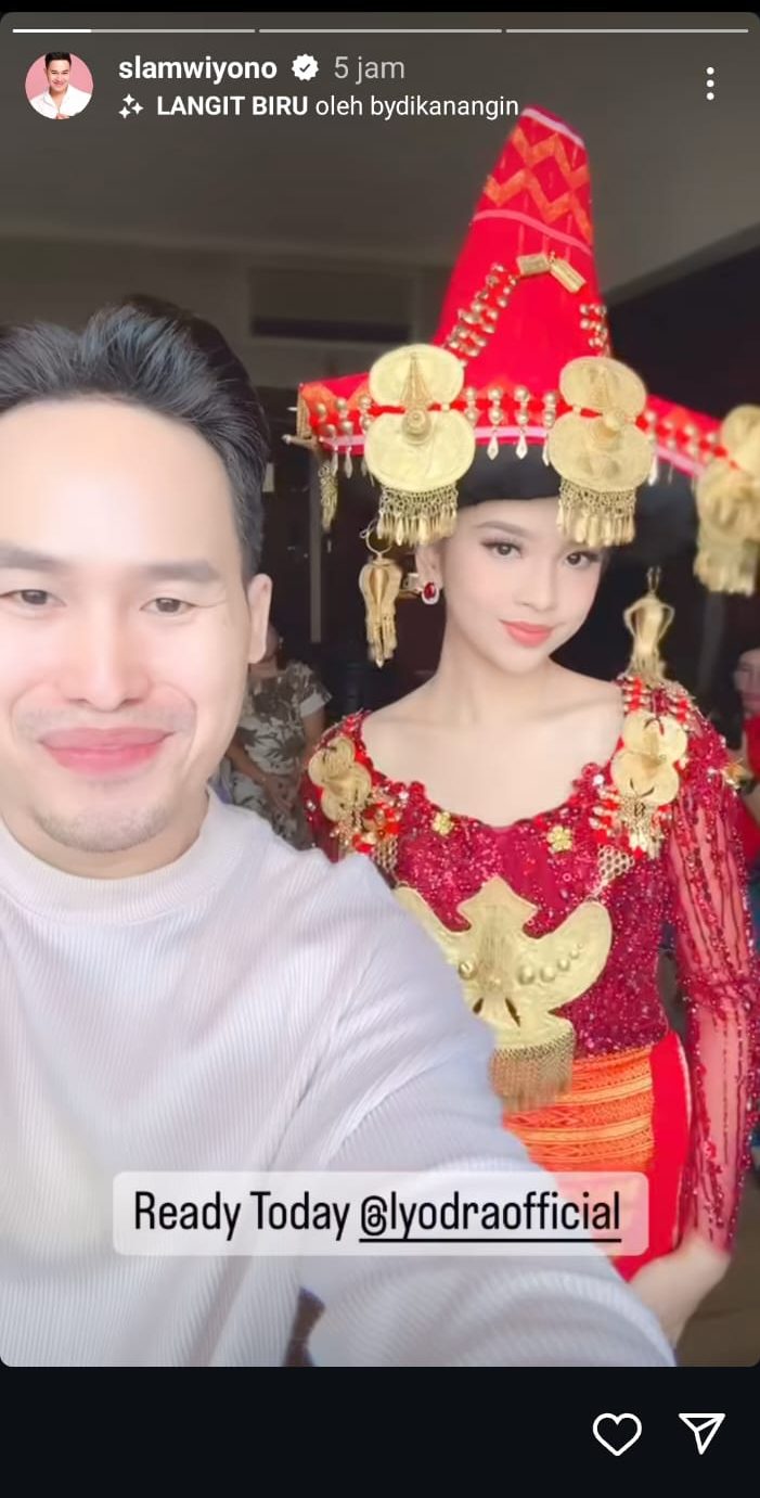 Lyodra Ginting jelang tampil di Misa Akbar Paus Fransiskus. (Foto: Instagram/slamwiyono)