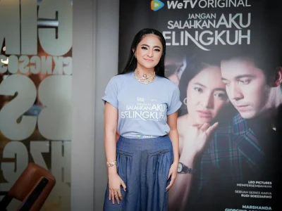 Marshanda membintangi serial terbarunya 'Jangan Salahkan Aku Selingkuh'. (Foto: Dok. WeTV Indonesia)