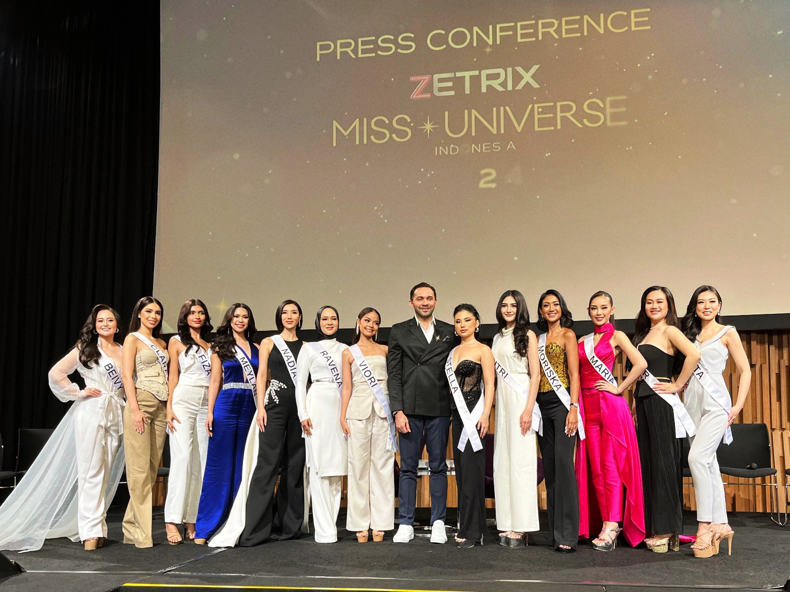 14 finalis Miss Universe Indonesia 2024. (Foto: Dok. Vidio)