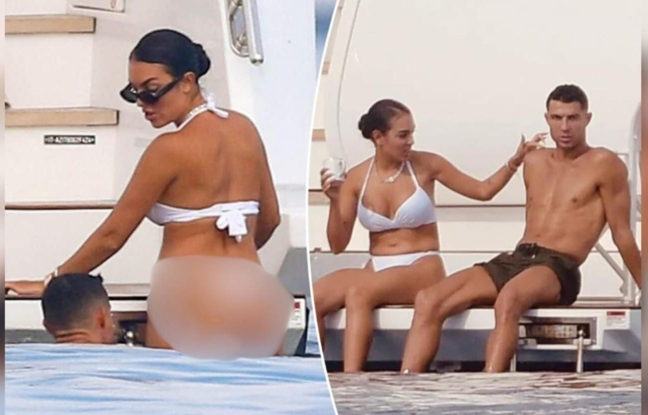 Cristiano Ronaldo dan Georgina Rodriguez liburan bersama di atas kapal pesiar. (Foto: Dok. Page Six)