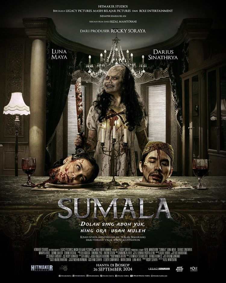Film sumala dijadwalkan tayang pada 26 September 2024. Foto : Instagram/moviezy.id